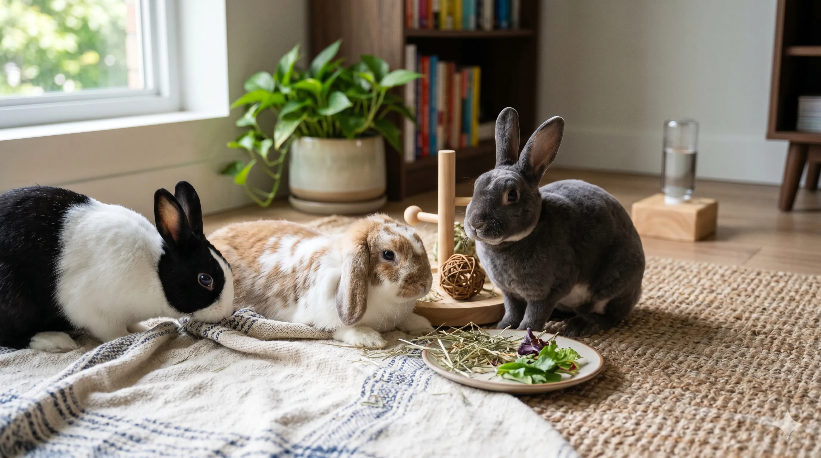 Friendly pet rabbit breeds indoors suitable for beginners and easy home care