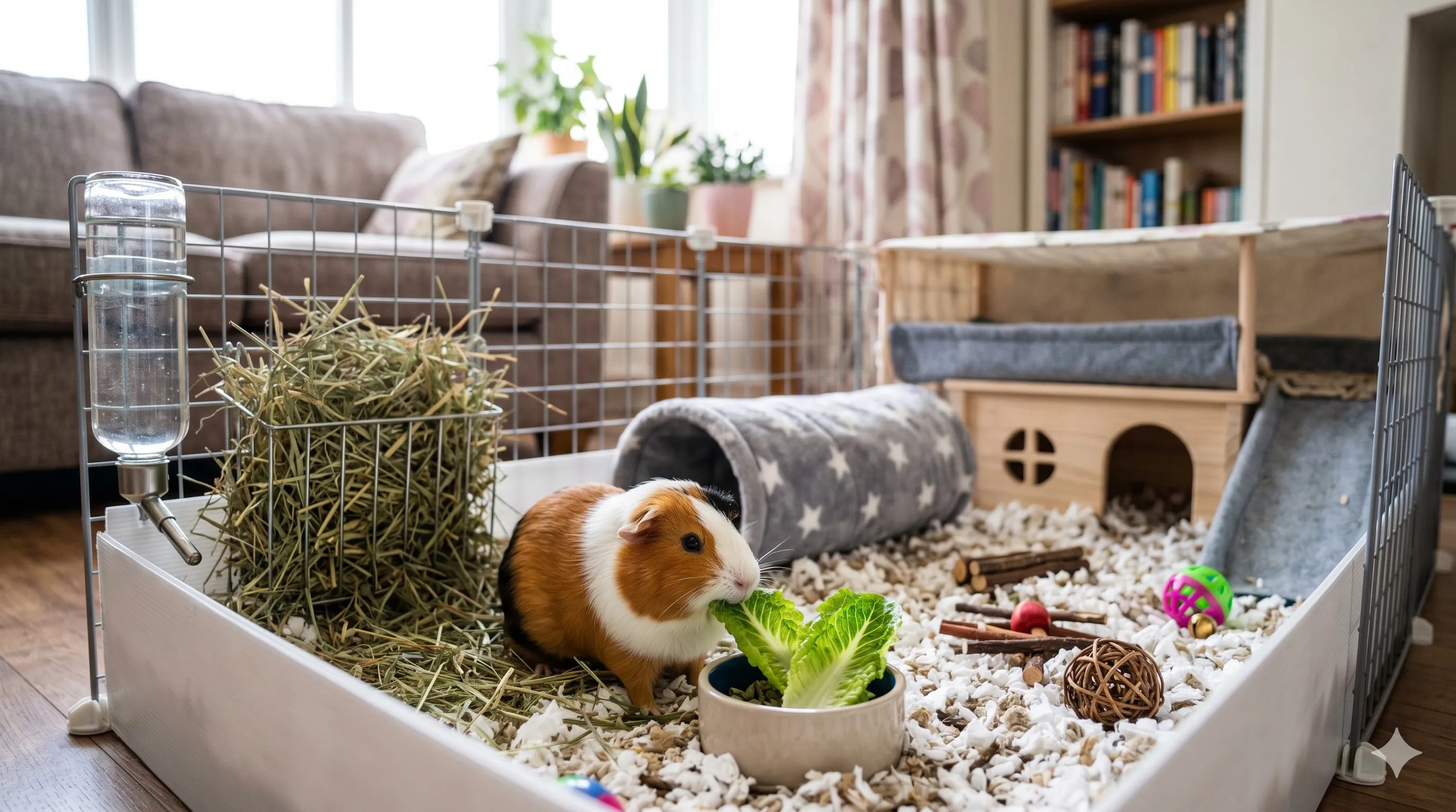 Indoor Guinea Pig Care Guide (Everything First-Time Owners Need)